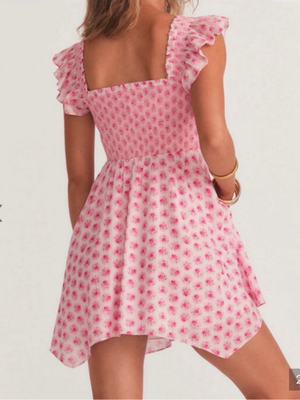 LoveShackFancy Athalia Dress - Pink - Picture 5 of 8